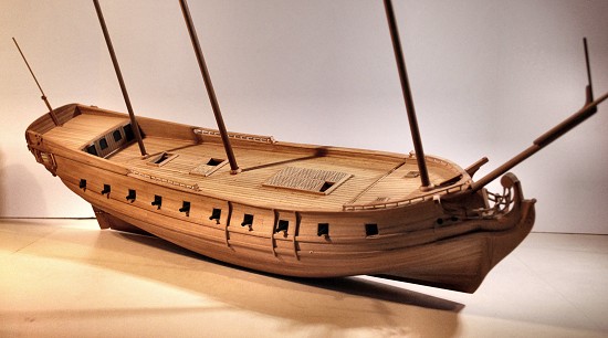 The model - QAR Image of Queen Anne's revenge