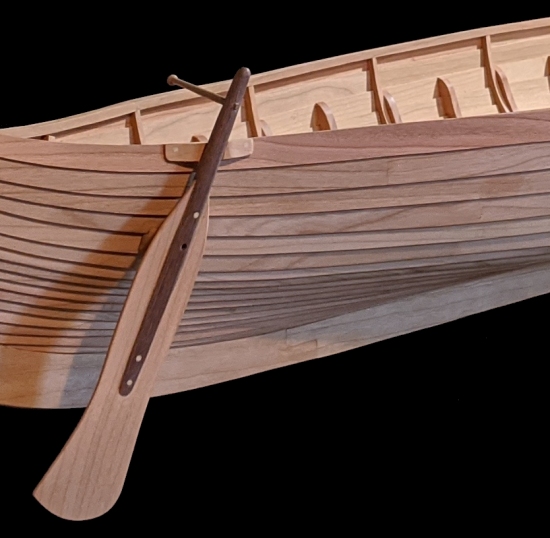 Viking Drakar - steerboard Image of scale longship rudder