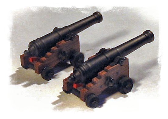 24pdr model cannon of USS President image of Cannon